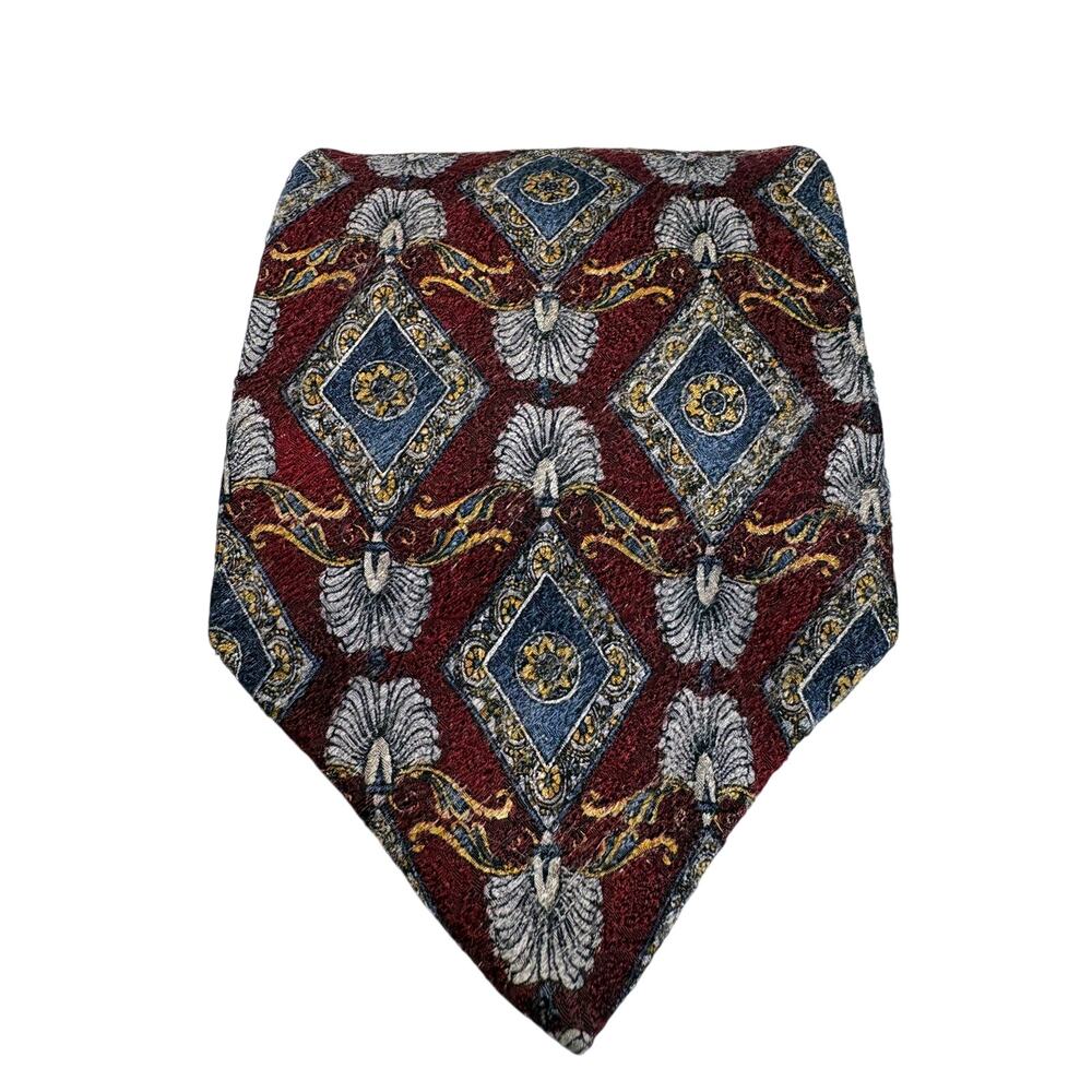 Pierre Cardin Men’s Neck Tie with Geometric and Baroque Pattern